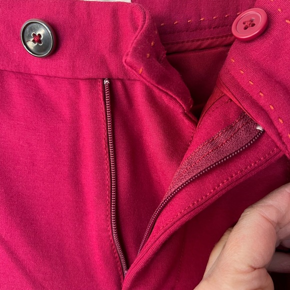 Anthropologie Essential Trouser in Magenta, 8 - Picture 3 of 10